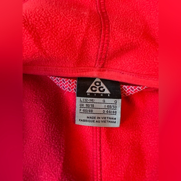 NIKE ACG STORM-FIT JACKET HOODIE WATER REPELLENT 💦 large 12/14 womens - Picture 4 of 8